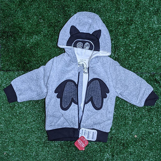 DOUBLE COTTON WITH POLYESTER FILLING FULL SLEEVES HOODIE CM0212