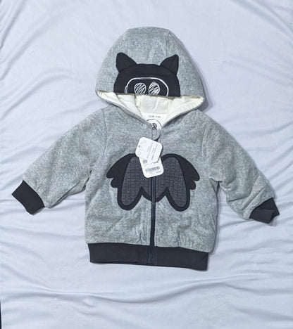 DOUBLE COTTON WITH POLYESTER FILLING FULL SLEEVES HOODIE CM0212