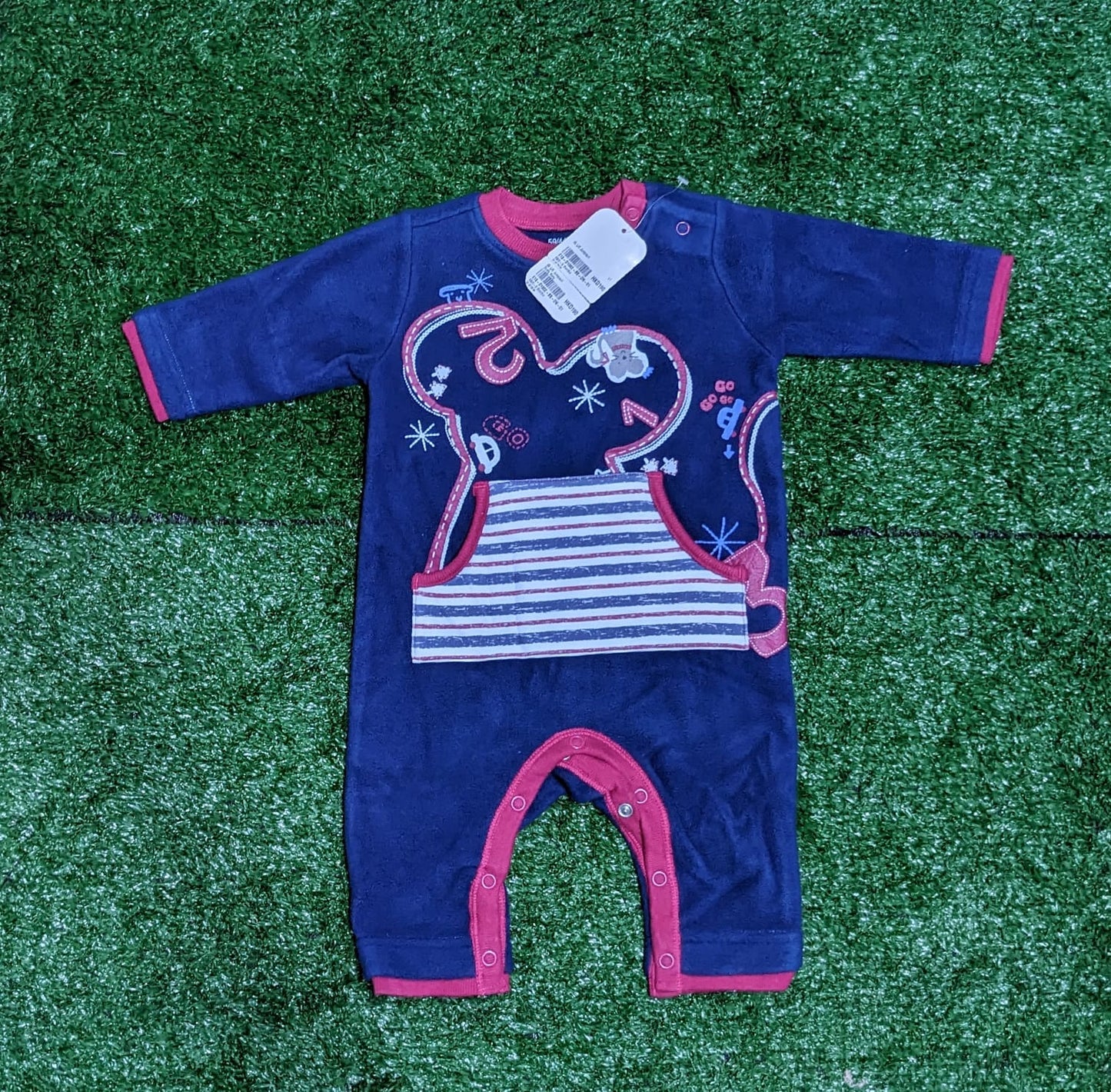 FUR STUFF FULL SLEEVES/FULL BODY BABY ROMPER CM0185