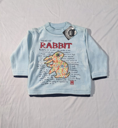 Double cotton Full sleeves front rabbit painted CM0079