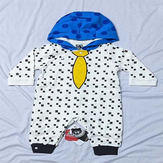 FULL SLEEVES FULL ROMPER WITH HOODIE CM0102