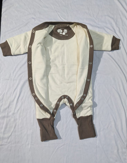 Double cotton with polyester filling Full romper White twins cartoon CM0072