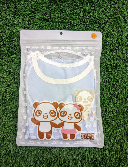 Sky Blue Baby Romper with White Collar & full Sleeves – Organic Cotton Art number CM0011