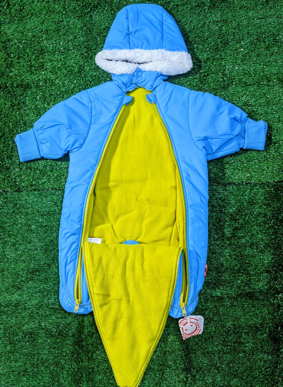 Puffer jacket cotton lining with polyester filling Hoodie jacket/romper CM0071