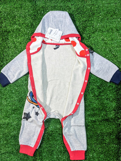 Double cotton Full body romper Hoodie CM0090