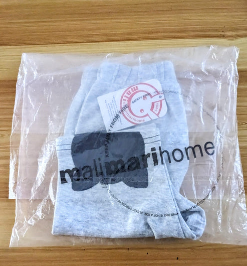 Grey Baby Shorts with Bear Patch Soft Cotton Art Number CM0039
