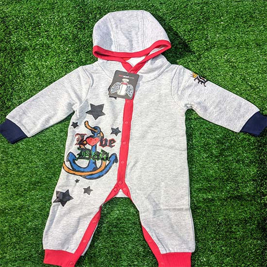 Double cotton Full body romper Hoodie CM0090