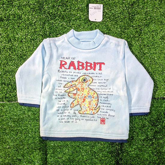 Double cotton Full sleeves front rabbit painted CM0079