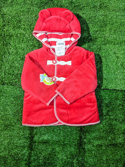 Kids upper open front double cotton with polyester filling CM0063