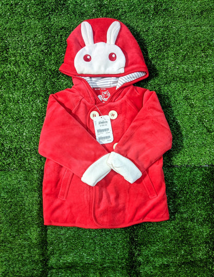 Double cotton with polyester filling hoodies upper rabbit CM0062