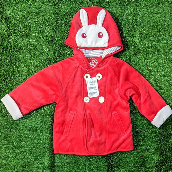 Double cotton with polyester filling hoodies upper rabbit CM0062