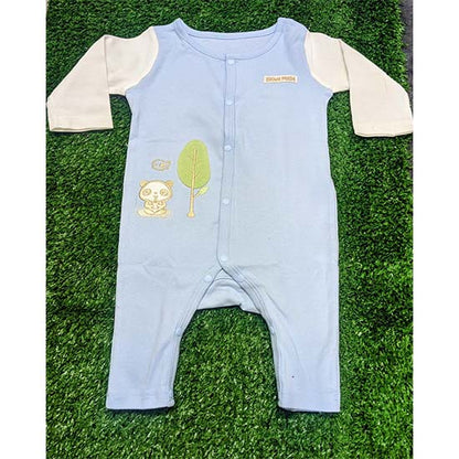 Adorable Full-Sleeve Baby Boy Romper (Brown Panda) Original Art number CM0017