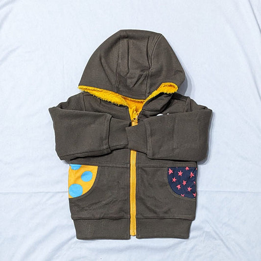 DOUBLE COTTON INNER FUR BABY HOODIE CM0205