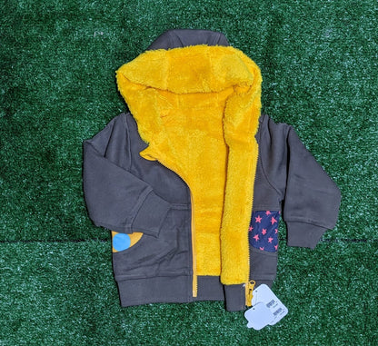 DOUBLE COTTON INNER FUR BABY HOODIE CM0205