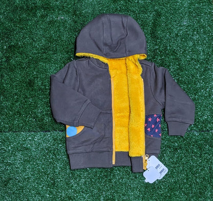 DOUBLE COTTON INNER FUR BABY HOODIE CM0205