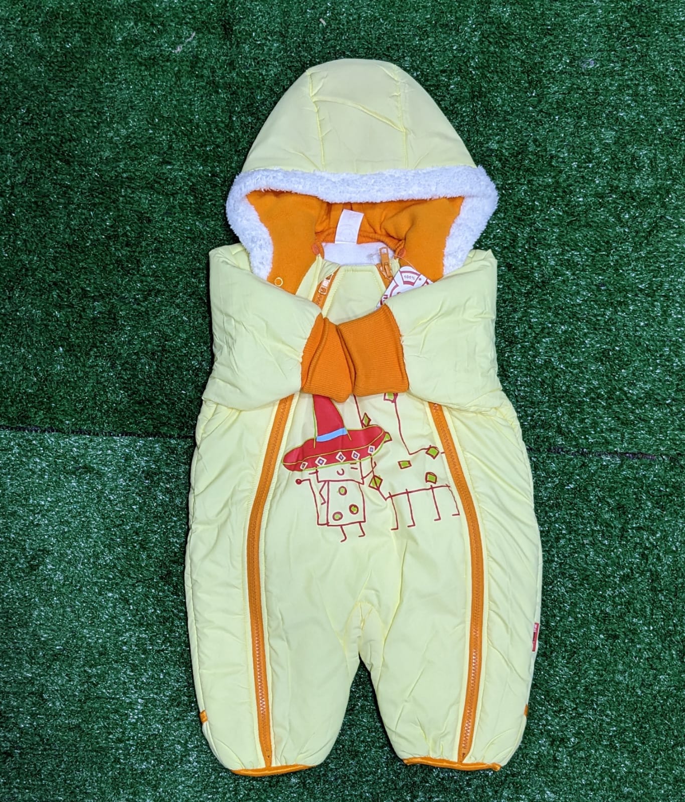 FULL SLEEVES FULL BABY ROMPER WITH POLYESTER FILLING PARACHUTE STUFF CM0204