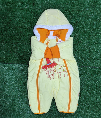 FULL SLEEVES FULL BABY ROMPER WITH POLYESTER FILLING PARACHUTE STUFF CM0204