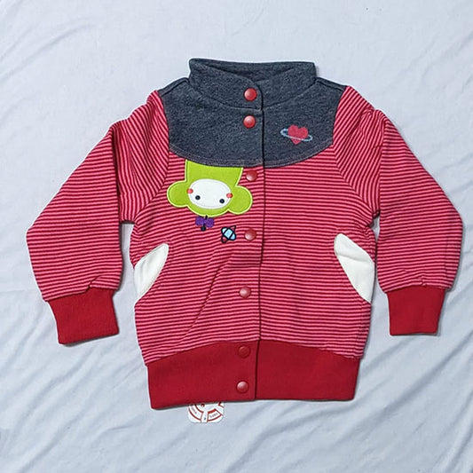 DOUBLE COTTON RED/PINK LINING BABY SHIRT CM0209