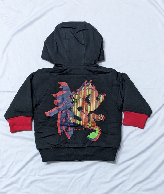 Double cotton Upper with hoodie full selvees CM0104