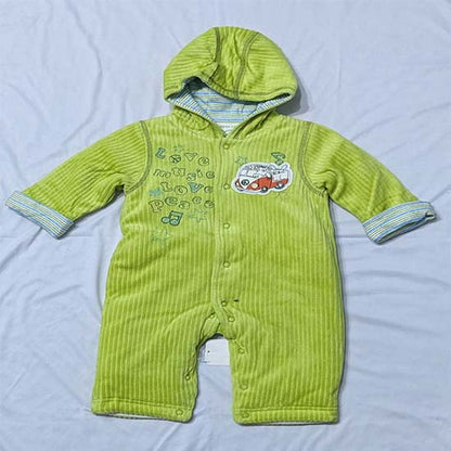 FULL SLEEVES DOUBLE COTTON ROMPER/HOODIE CM0114