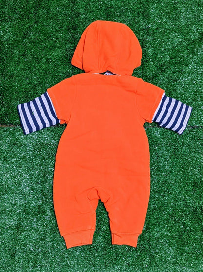 FULL SLEVEES B/W SLEVEES FULL BODY ROMPER/HOODIE CM0113