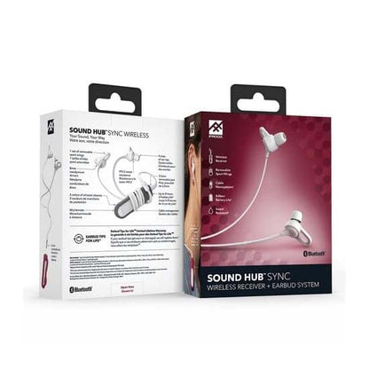 IFROGZ SOUND HUB BLUETOOTH WIRELESS RECIVER SOUND HUB SYNC+EARBUDS STYTEM in EAR HEADPHONE
