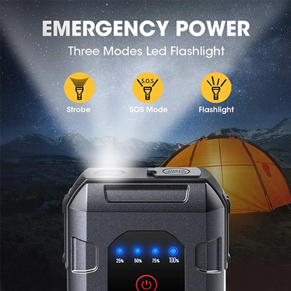 TOPDON - Volcano 1500 - Battery Jump Starter & Power Supply - 12V - 1500A - 18,000mAh