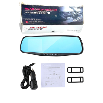 QGT Auto 480P 2.8 inch Screen Display Vehicle DVR, 140 Degree Wide Angle Viewing, Support Loop Recording/Motion Detection