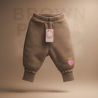 Baby trousers with double cotton lining and polyester filling CM0074