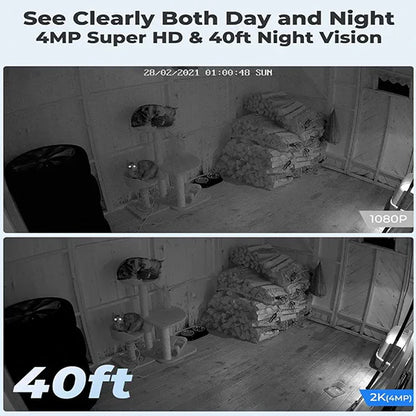 REOLINK E1 PRO WIFI  CAMERA (PACK OF 5 )4MP  Camera – 360° Baby  & Pet Monitor with Night Vision & 2-Way Audio WITHOUT BOX