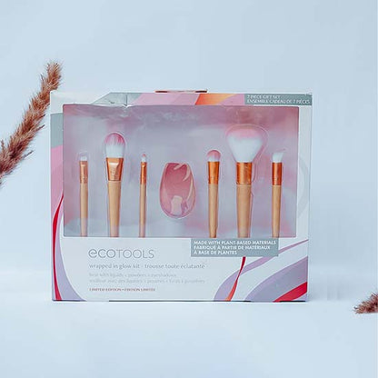 EcoTools #0007 Limited Edition Wrapped In Glow Makeup Brush & Sponge Kit