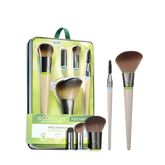 EcoTools #3128 Interchangeable™ Daily Essentials brush set with case