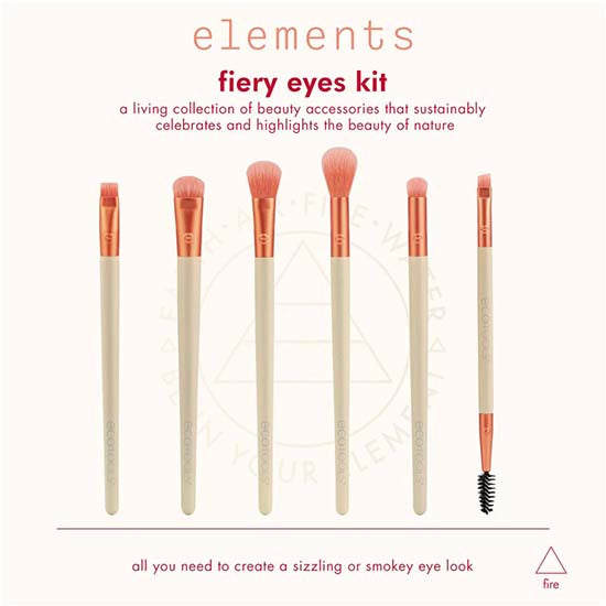 Elements #3219 Fiery Eyes Makeup Brush Kit Eco Tools