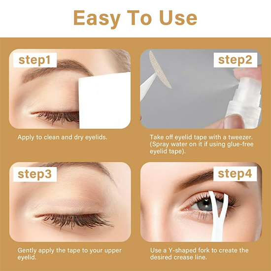 Eyelid Tape, 480 Pcs Eyelid Lifter Strips