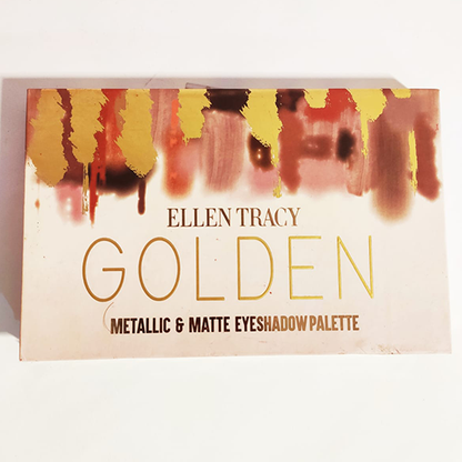 Ellen Tracy Golden Metallic & Matte Eyeshadow Palette