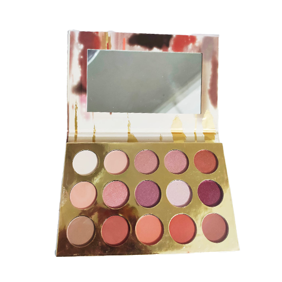 Ellen Tracy Golden Metallic & Matte Eyeshadow Palette