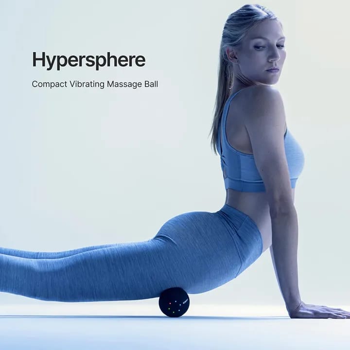 Hypérice Hypersphere Mini - Vibratįng Massage Ball for Muścle Recovery, Myòfascial Release and Soreness Relief - Portable Fitness Massager, Perfect for use at The Gym, or at Home