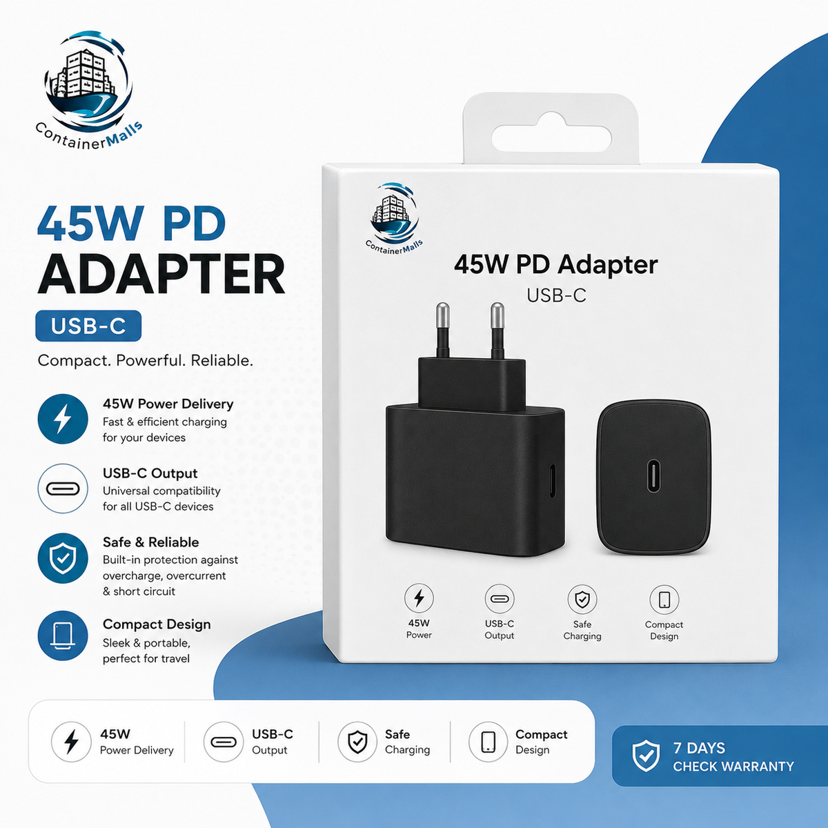 45W PD Adapter USB-C