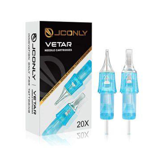 JCONLY VETAR Tattoo Cartridge Needles 20pcs CM Sterilize Safety Curved Magnum Tattoo Needle