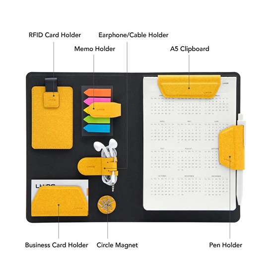 LHIDS Creative A5 Magnetic Padfolio