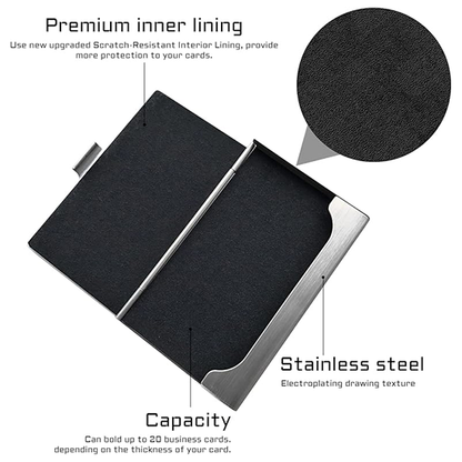 Metal Business Card Holder, Stainless Steel Business Card Case