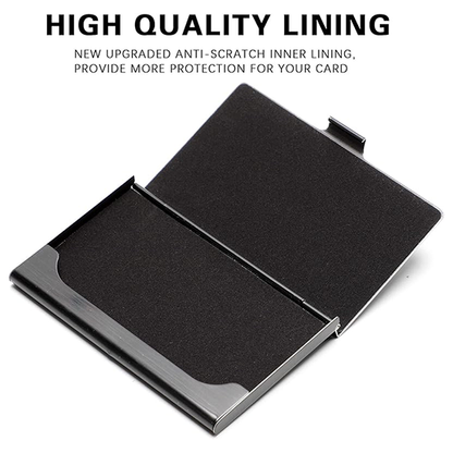 Metal Business Card Holder, Stainless Steel Business Card Case