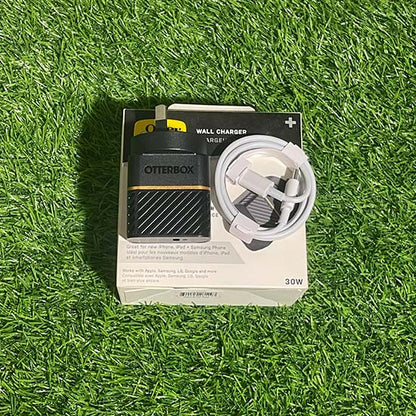 Ottarbox USB C type 30W universal Fast Charger with free C to C type cable up to 57% in 30 minutes ( iPhone, iPad, Samsung phone and tablet)