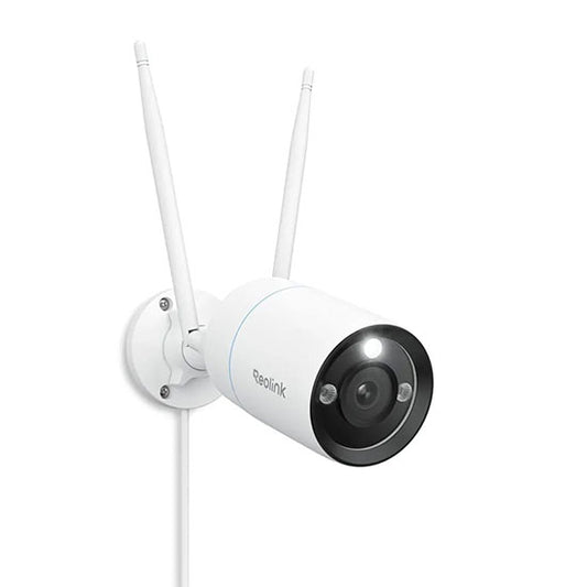 REOLINK RLC-810WA 4K Home Security Camera, 2.4/5GHz WiFi Outdoor Camera, Plug-in Power (DC 12V/1A), Human/Vehicle/Pet Detection, Color Night Vision, Two-Way Talk, 24/7 Recording, IP67 Waterproof (Without box)