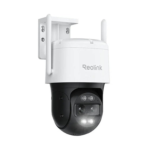 REOLINK 4K Wired WiFi Outdoor Security Camera, 8MP Dual Lens, 360 PTZ Camera, Auto Tracking, 2.4/5GHz Wi-Fi Smart Person/Vehicle/Animal Detection, 6X Hybrid Zoom, Color Night Vision, TrackMix WiFi (Without box)