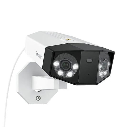 REOLINK Duo 3 PoE 16MP UHD Dual-Lens PoE Security Camera with 180° Panoramic View, Motion Track, F1.6 Color Night Vision, Person/Vehicle/Animal Detection, 2 Way Talk, Supports 24/7 Recording (Without box)