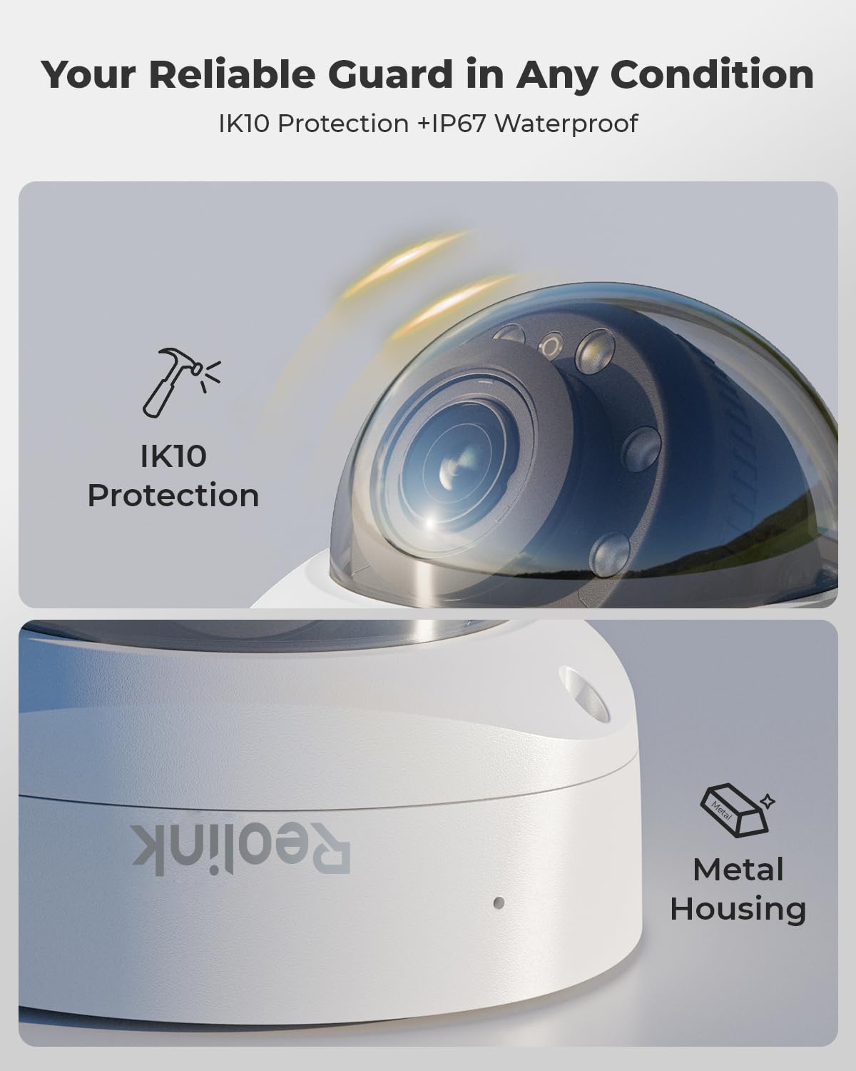 REOLINK RLC-843A 4K PoE Security Camera with Spotlights, 5X Optical Zoom, Outdoor Camera with Color Night Vision, Two-Way Talk, Human/Vehicle/Animal Detection, IK10 Vandalproof (Without box)