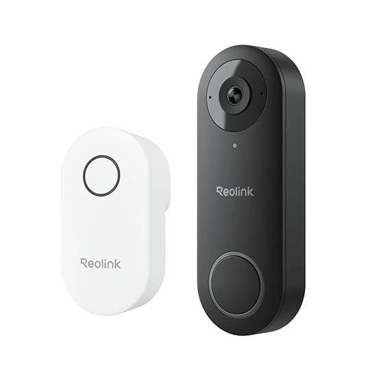 REOLINK Video Doorbell WiFi Camera -5mp  Outdoor, 2.4G WiFi, 4:3 Wide View Angle, Smart Detection, Local Storage, No Subscription Front Door Home Security, Customized Chime V2 (Without box scratches on body)