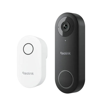 REOLINK Video Doorbell WiFi Camera -5mp  Outdoor, 2.4G WiFi, 4:3 Wide View Angle, Smart Detection, Local Storage, No Subscription Front Door Home Security, Customized Chime V2 (Without box scratches on body)