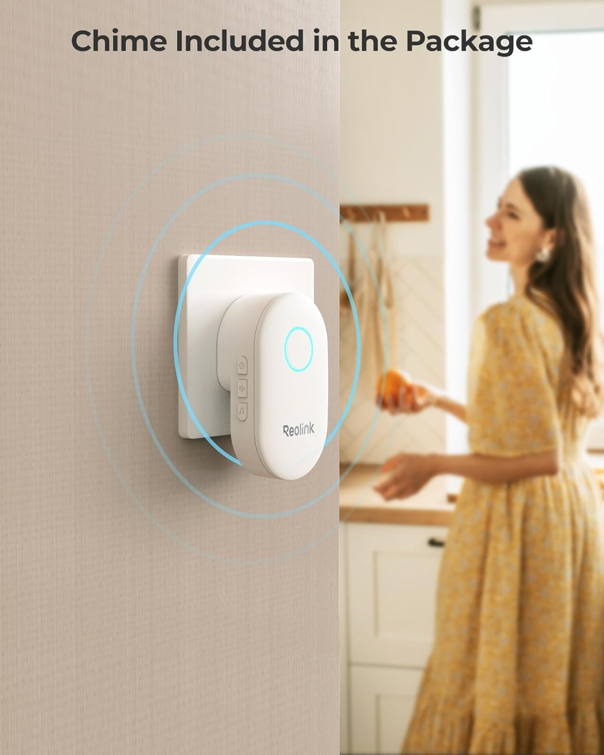REOLINK Video Doorbell poe Camera -5mp  Outdoor, 4:3 Wide View Angle, Smart Detection, Local Storage, No Subscription Front Door Home Security, Customized Chime V2 (Without box scratches on body)
